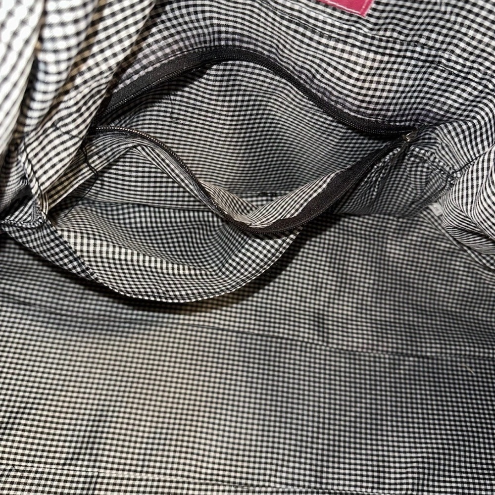 Chevron Black and Pink Tote Bag - Picture 8 of 8